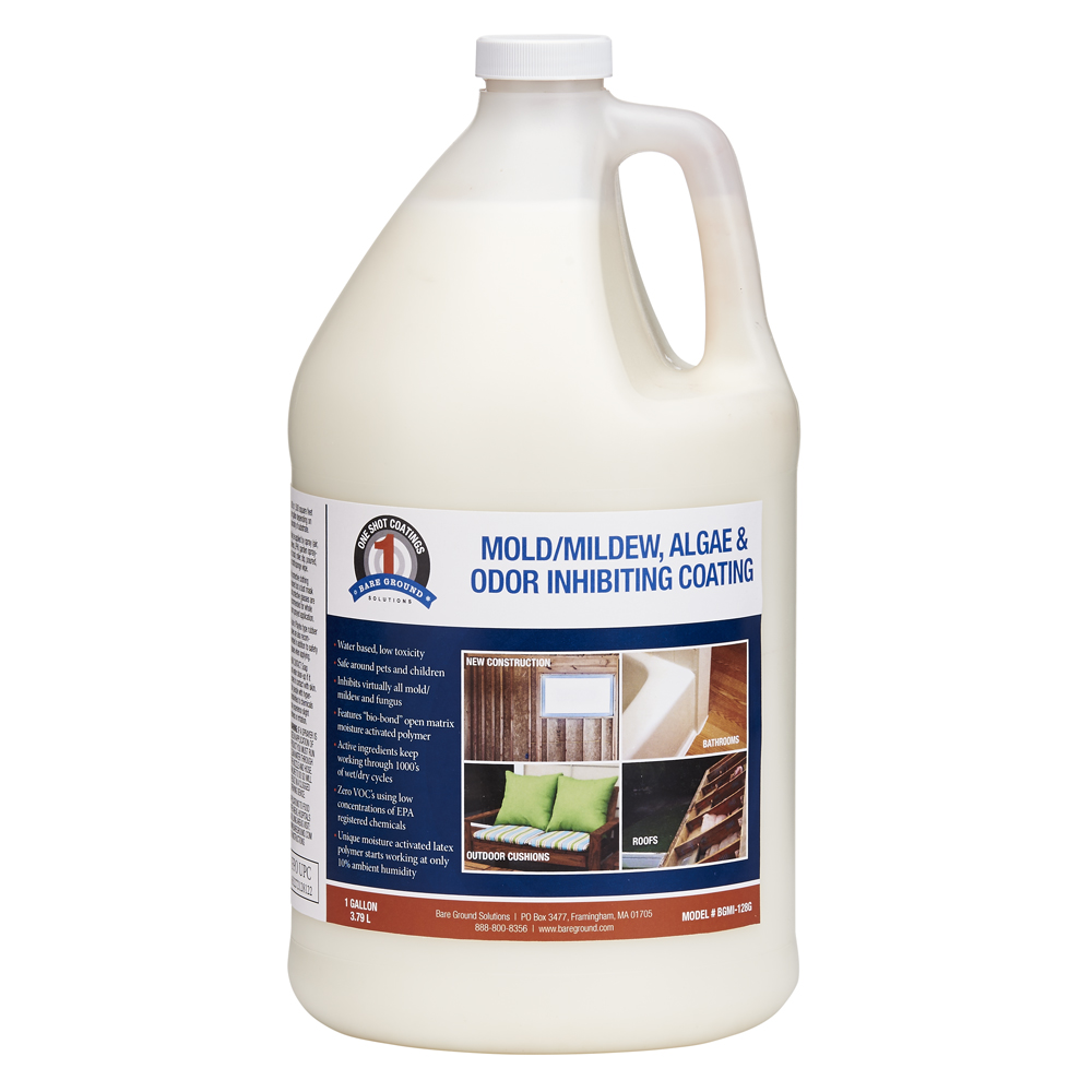 One Shot Mold Inhibiting Coating Bare Ground Solutions