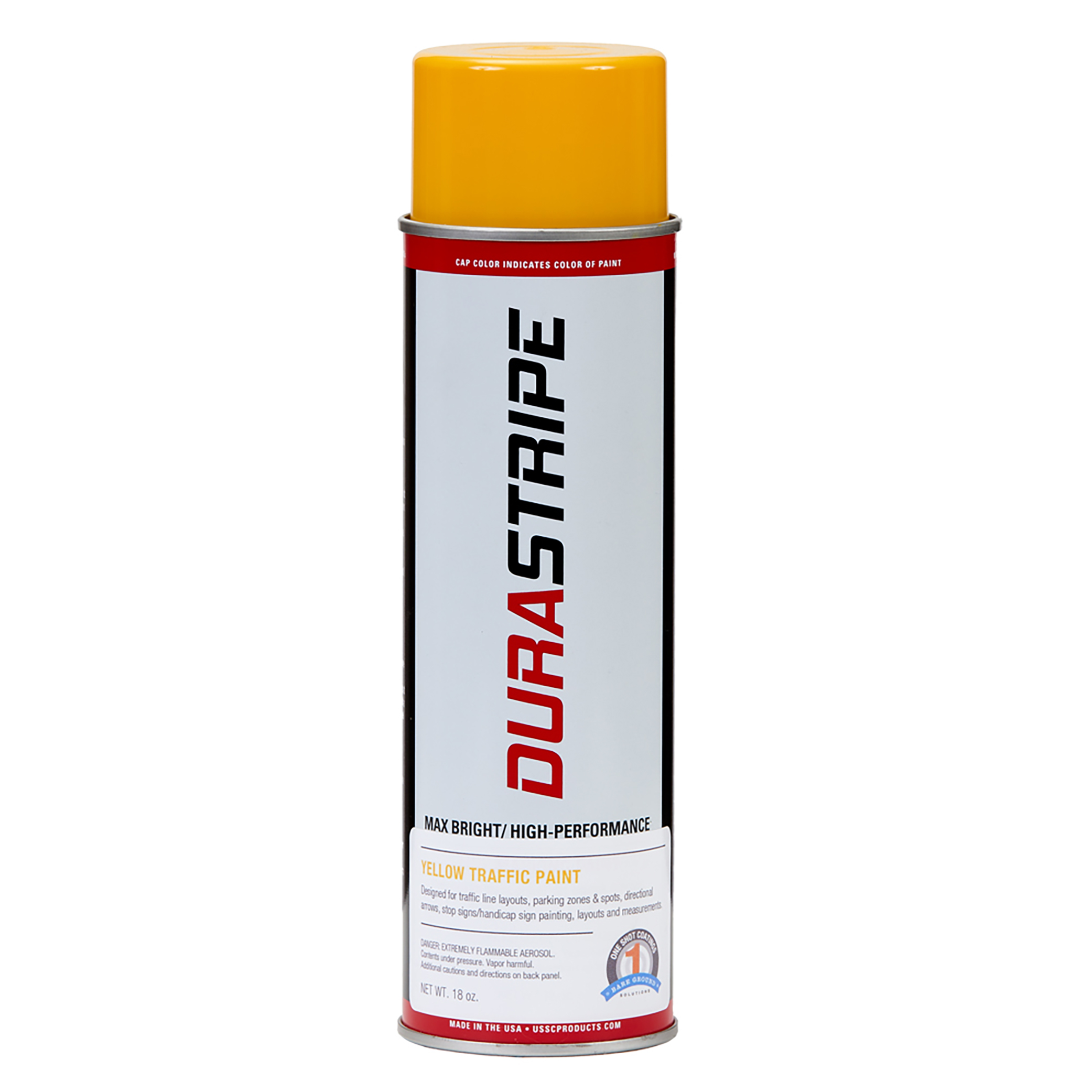 One Shot DuraStripe Aerosol Traffic Paint – Bare Ground Solutions